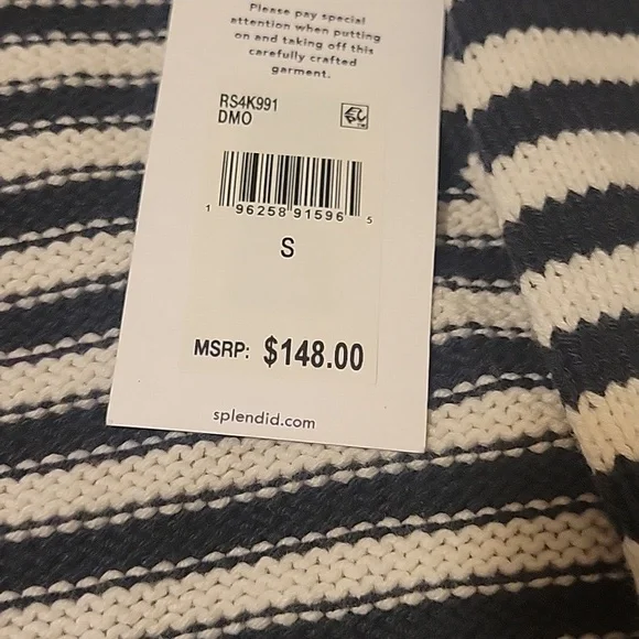 Splendid Lily Striped Cropped Cardigan - Picture 5 of 5